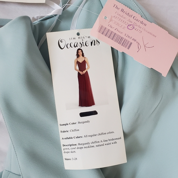 Jim Hjelm Occasions Chiffon Gown - Picture 2 of 12